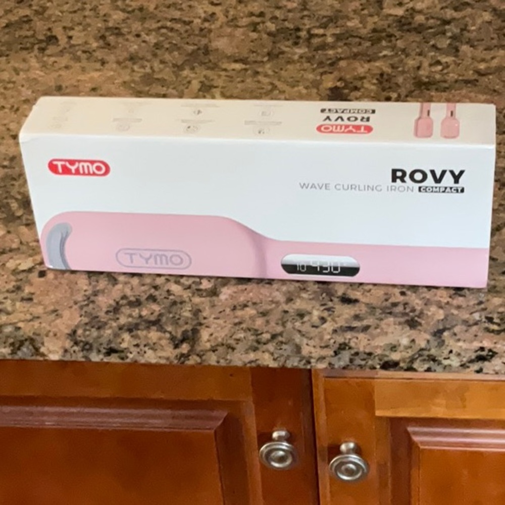 TYMO Rovy Wave Curling Iron in Pink Brand new never opened